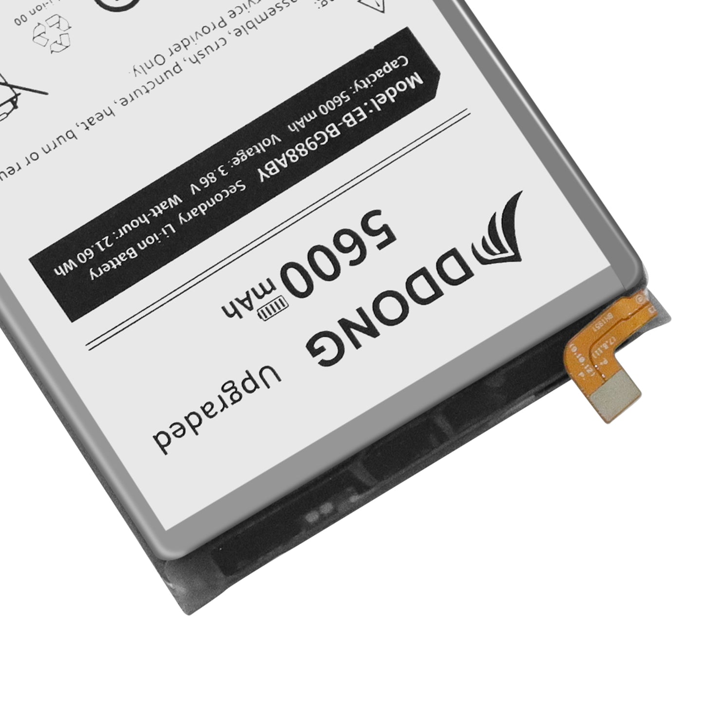 DDONG for Samsung Galaxy S20 Ultra Battery Replacement, Upgraded 5600mAh High Capacity Battery EB-BG988ABY for Galaxy S20 Ultra 5G SM-G988 G988B Replacement with Repair Tool Kits